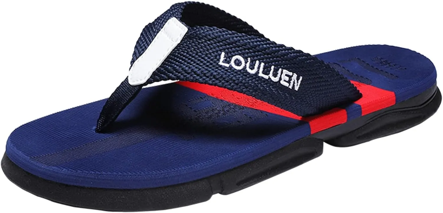 Thong Sandals Slippers for Beach for Summer Mens Flip Flops Comfortable Slip on Indoor Outdoor Walking