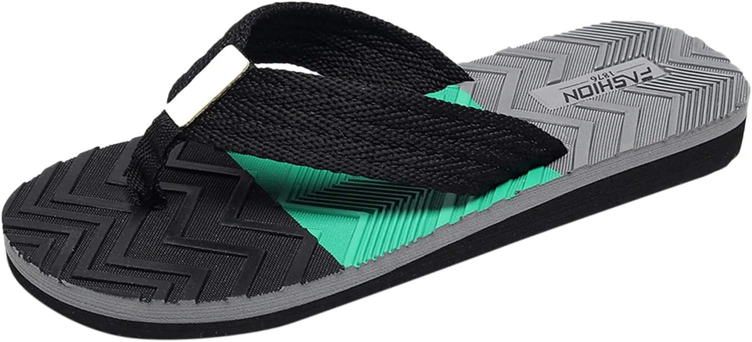 Thong Sandals Slippers for Beach for Summer Mens Flip Flops Comfortable Slip on Indoor Outdoor Walking
