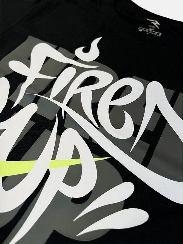 Nike maglietta manica corta junior Fired up Graffiti 9Q1103-023 nero - Streetwear e Sport Sporty Layer