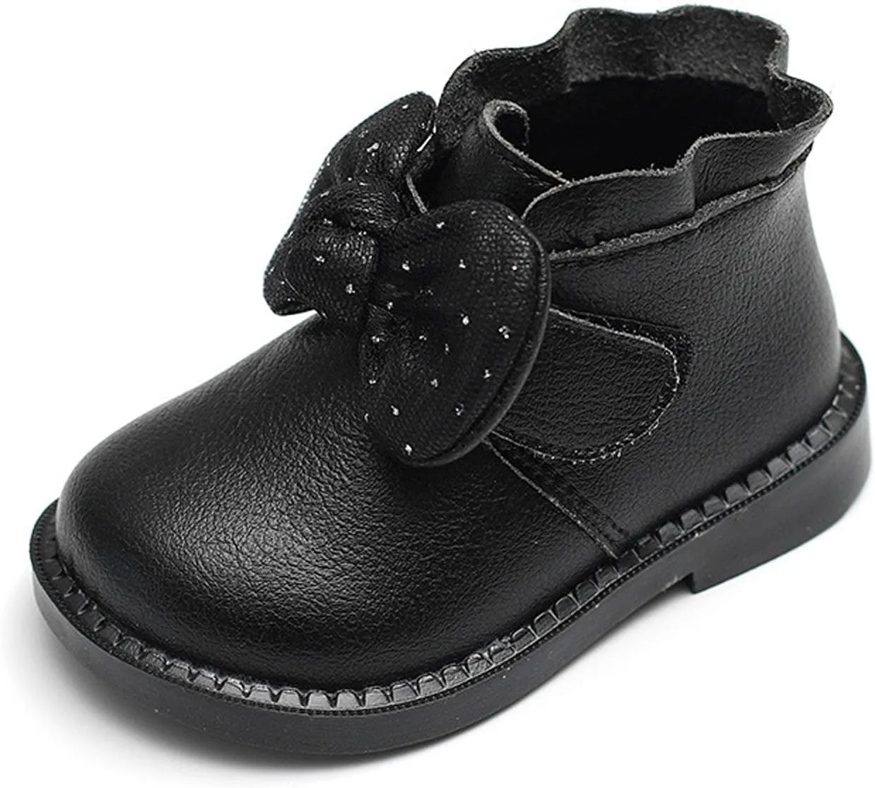 Toddler Snow Boots Mid Calf Snow Boots Unisex Child Warm Bootie Winter Boot Anti-Slip Cold Weather Shoes Girls Boys