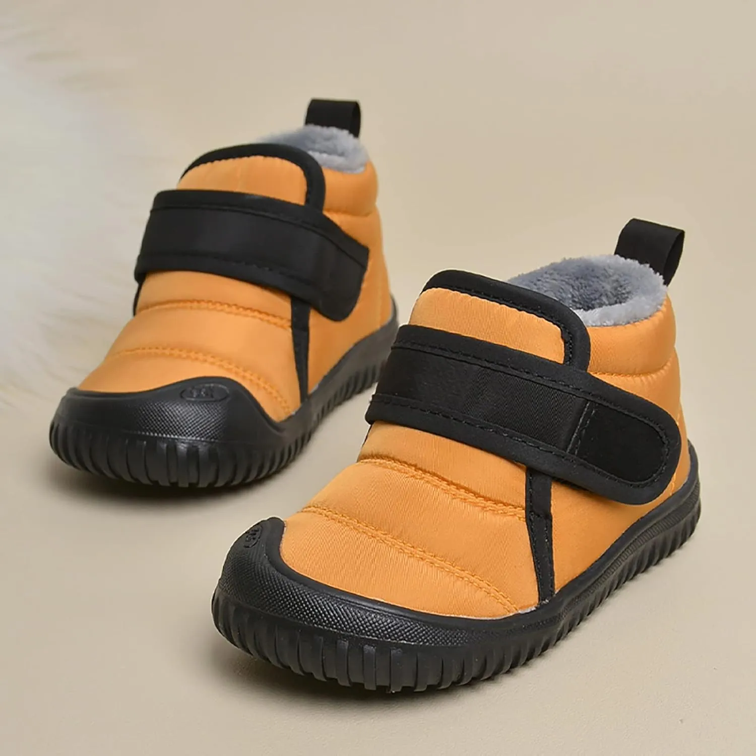 Toddler Unisex Winter Snow Boots Boys Girls Cold Weather Faux  Thermal Lined Winter Anti Slip Outdoor Shoes