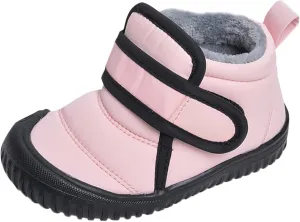 Toddler Unisex Winter Snow Boots Boys Girls Cold Weather Faux  Thermal Lined Winter Anti Slip Outdoor Shoes