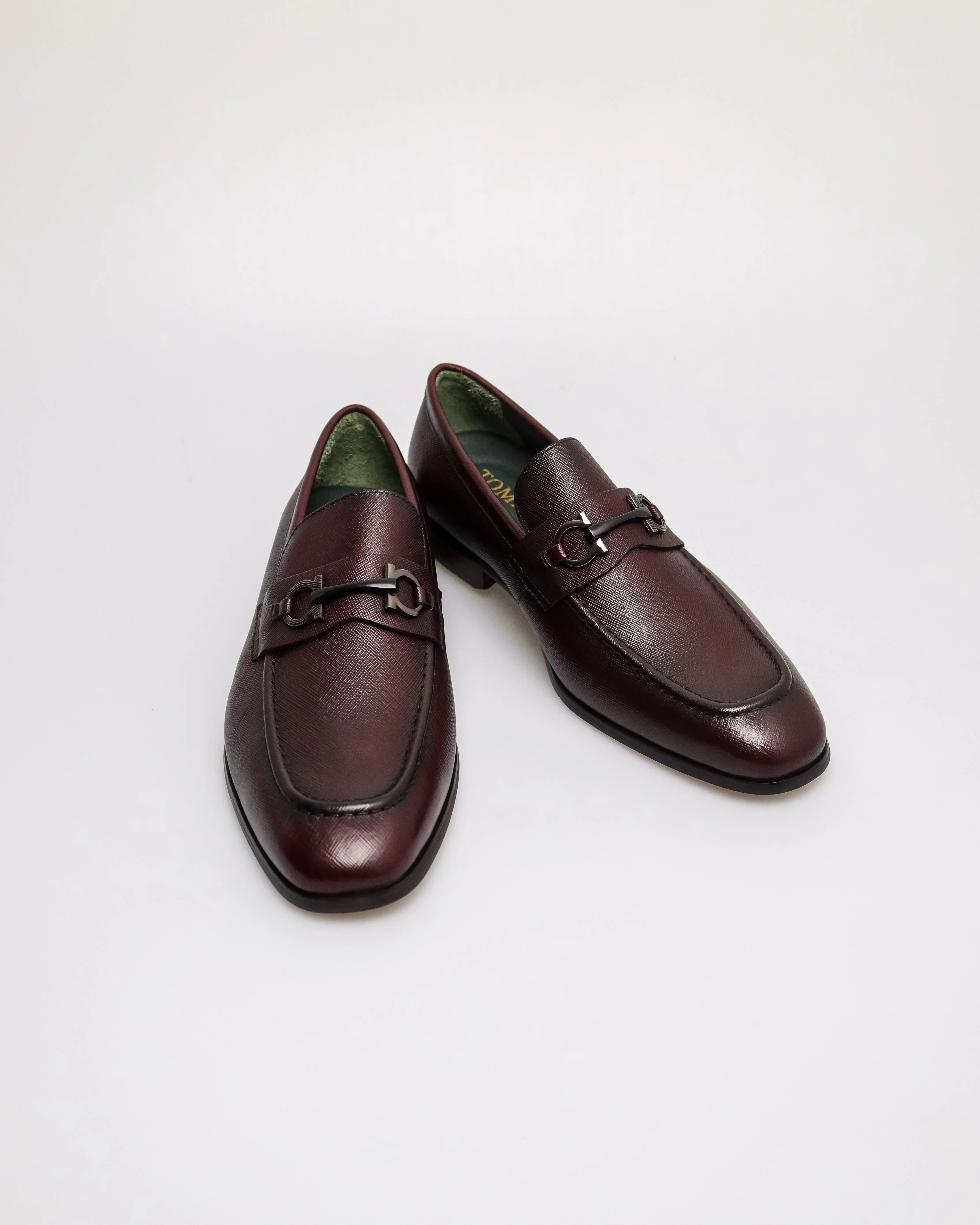 Tomaz F332 Men's Horsebit Buckle Loafers