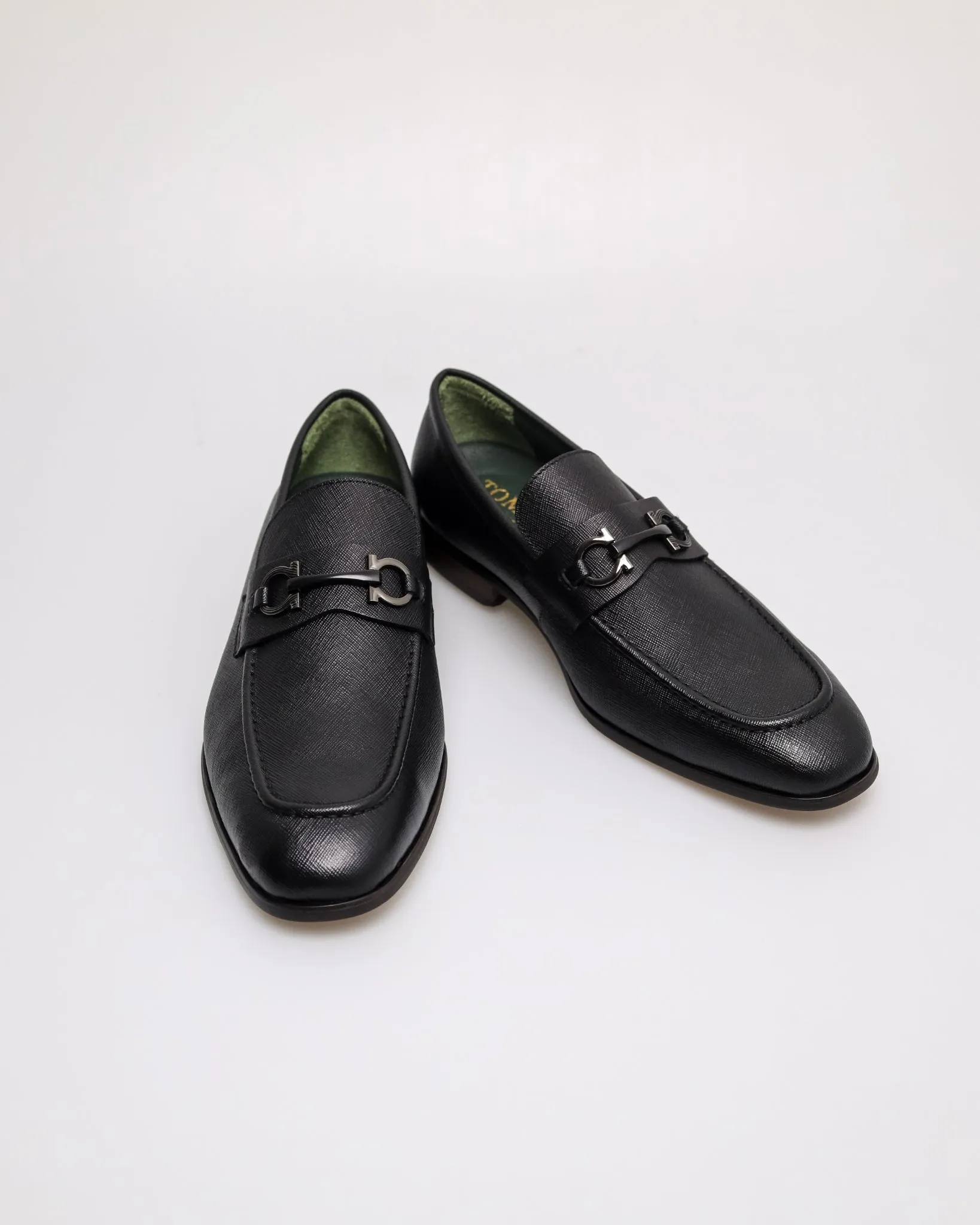 Tomaz F332 Men's Horsebit Buckle Loafers
