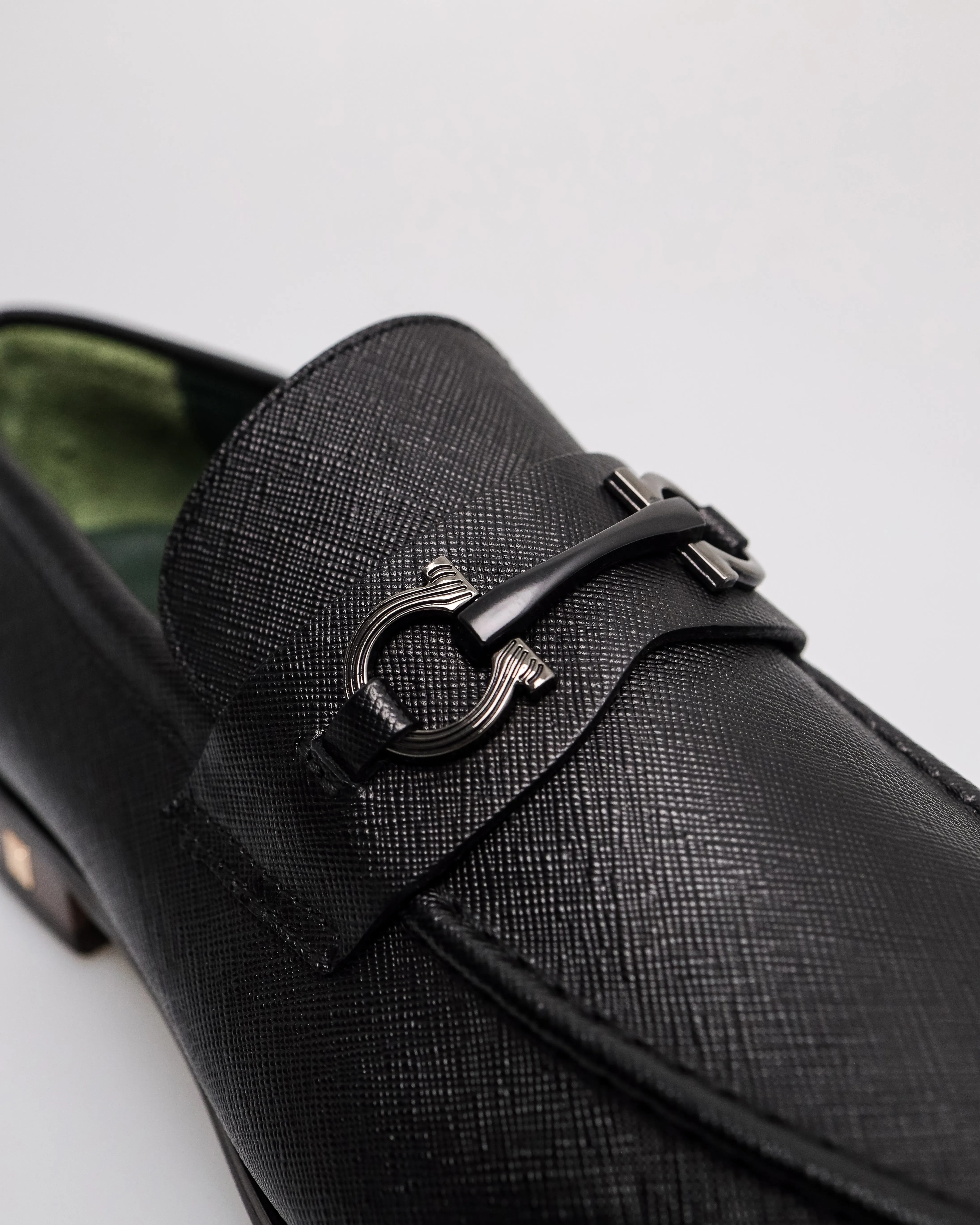 Tomaz F332 Men's Horsebit Buckle Loafers