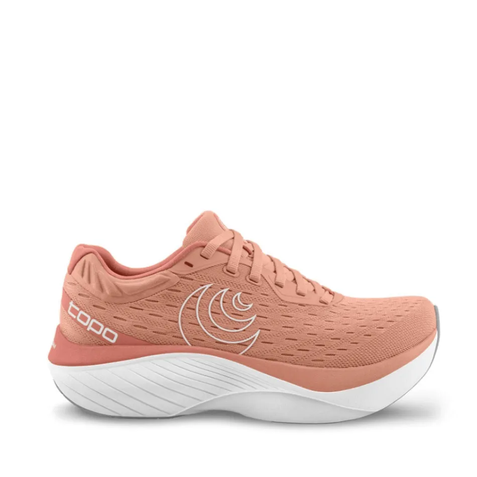 Comfortable Strapping Topo Women's Atmos Running Shoes Dusty Rose/White AW24