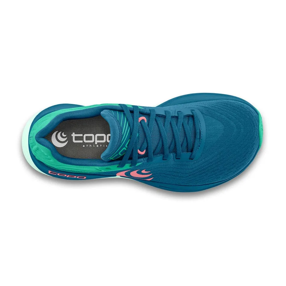 Topo Women's Ultrafly 5 Running Shoes Blue/Aqua AW24 Style Comfort Wear Resistant Outsole