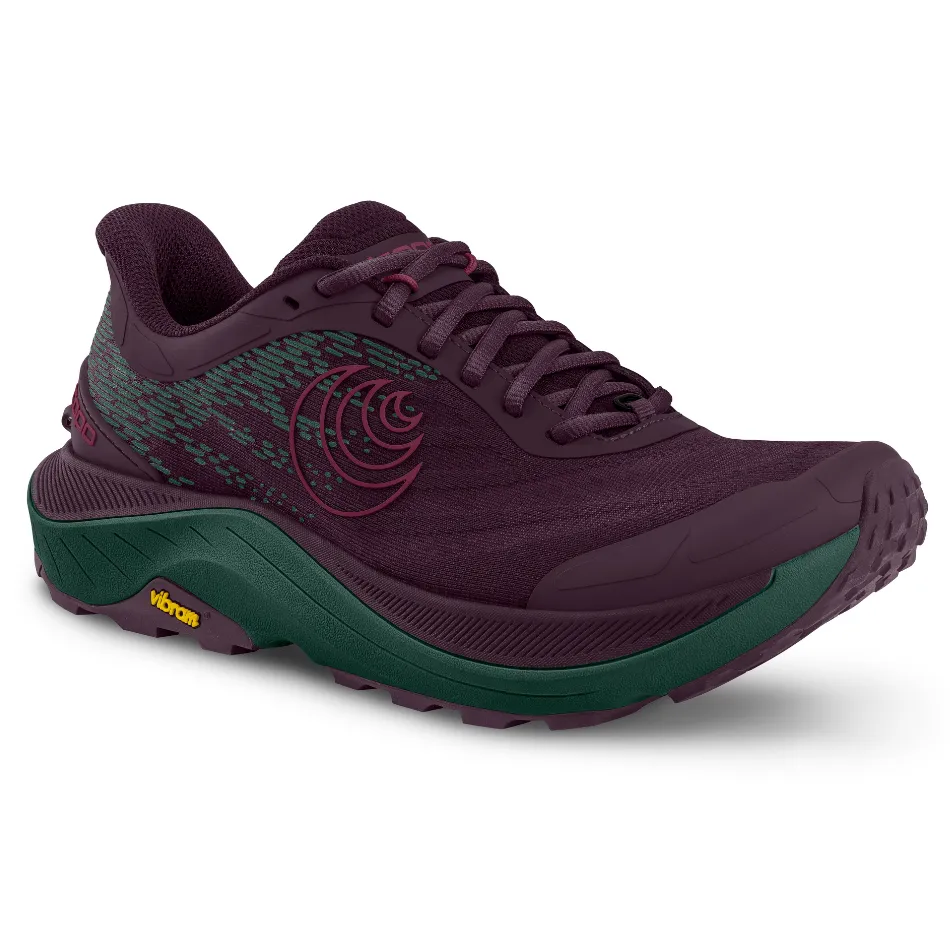 Pressure Dispersion Insole Topo Women's Ultraventure 4 Trail Running Shoes in Purple/Dark Teal SS25