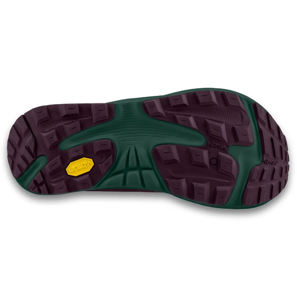 Topo Women's Ultraventure 4 Trail Running Shoes in Purple/Dark Teal SS25 Adaptive Motion Slip Guard