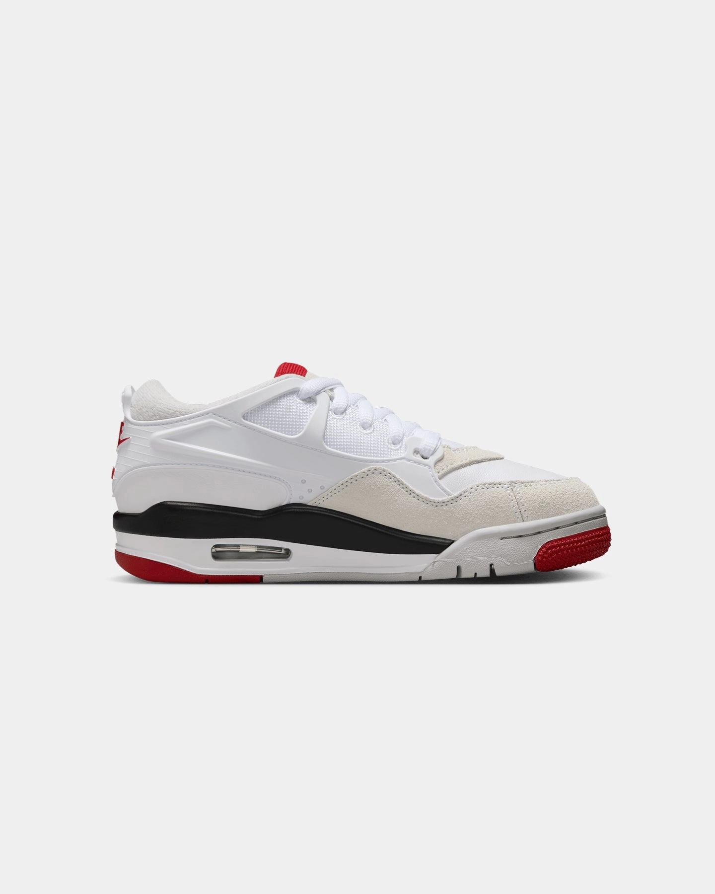 Jordan Kids' Air Jordan 4 RM (GS) White/Varsity Red Lifestyle Choice Vulcanized Construction