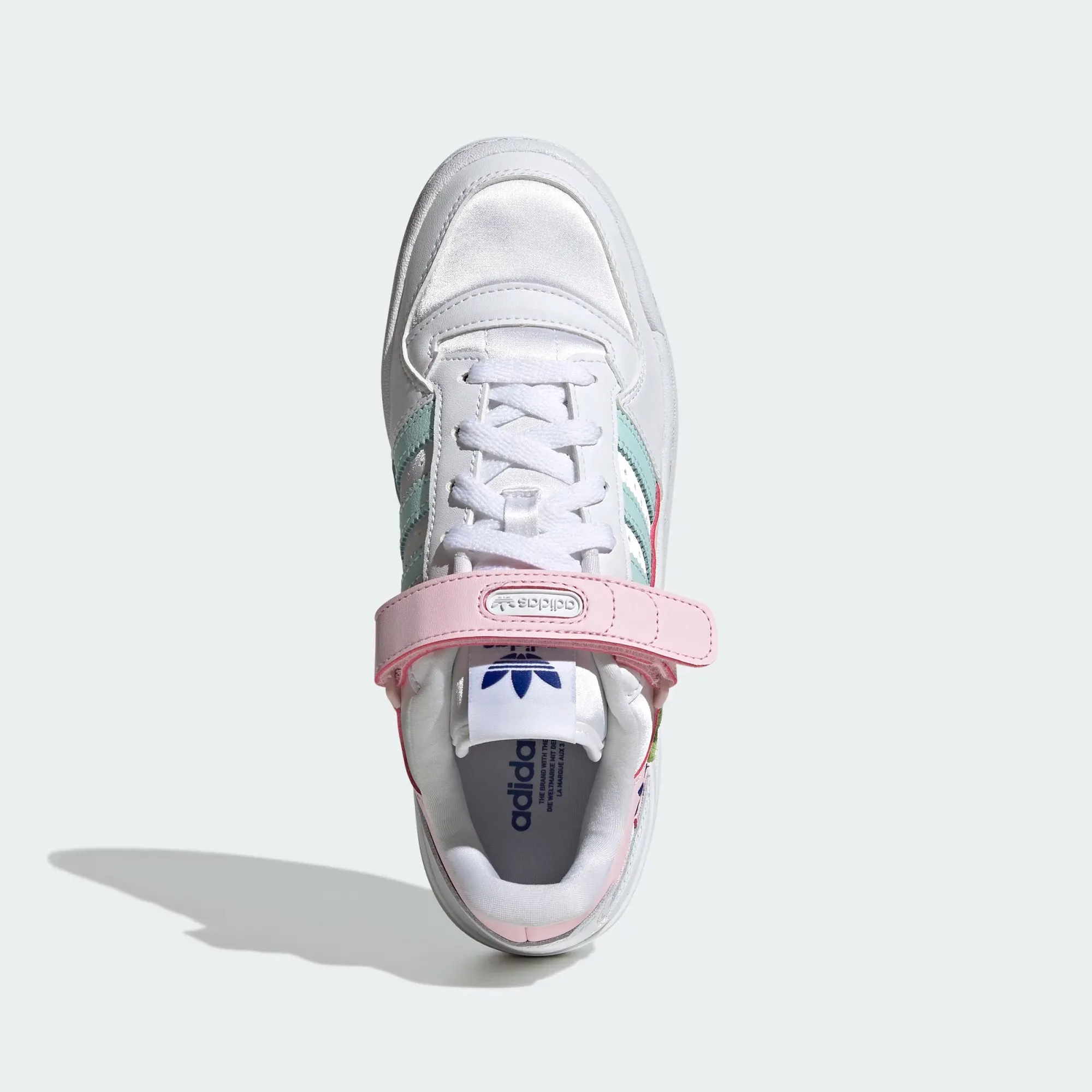 High Abrasion Rubber Non Marking Rubber Outsole Adidas Women's Forum Low Trainers H05118