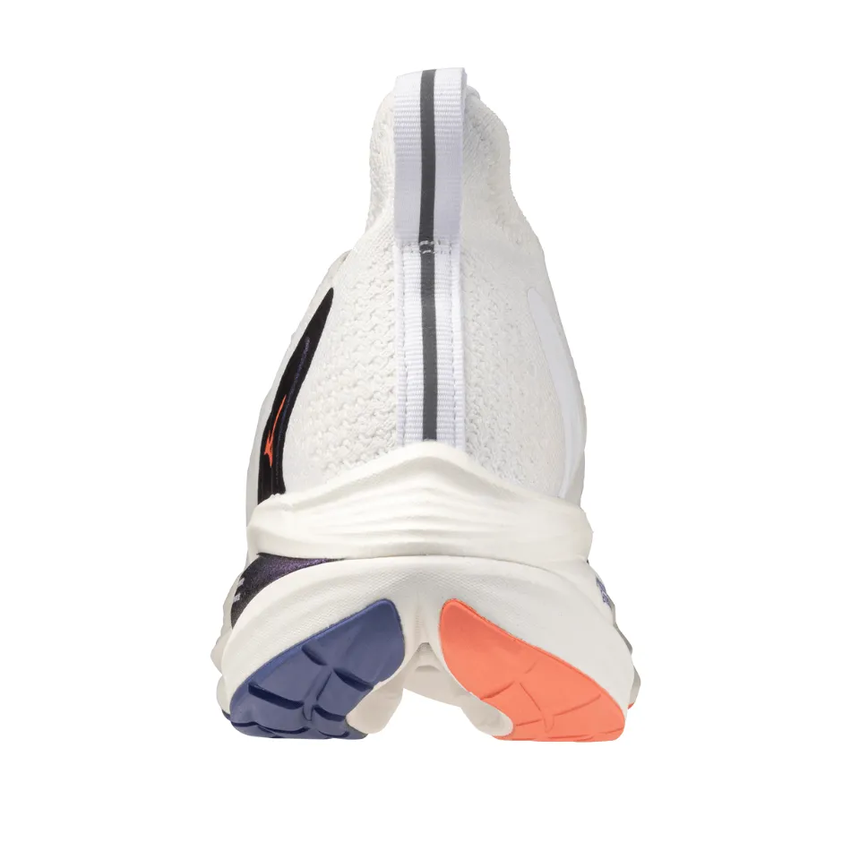 Relax Days Mizuno Women's Neo Vista 2 Running Shoes in White/Striking Coral/Iris Bloom AW25