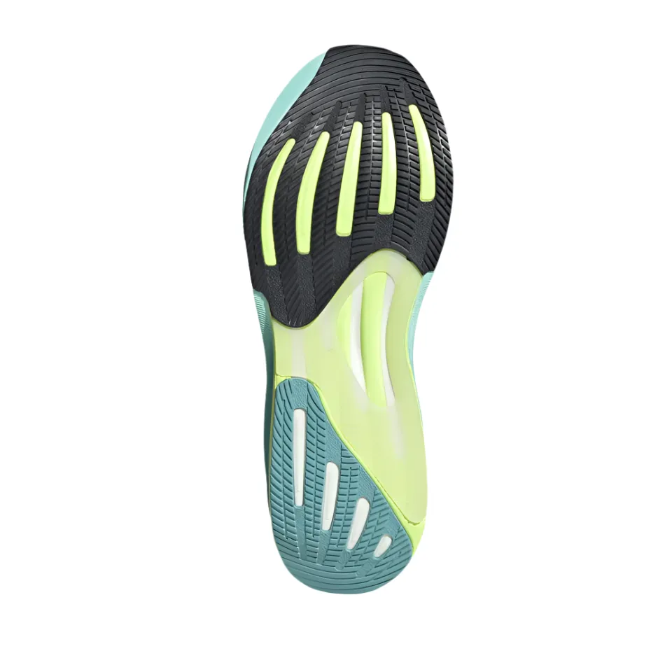 Pronation Control Features Airflow Channel Tech Adidas Men's Supernova Rise 2 Running Shoes in Onix/Minton/Hireye AW25