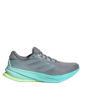 Everyday Ride Adidas Women's Supernova Rise 2 Running Shoes in Grey/Magic Grey Met/Flash Aqua AW25