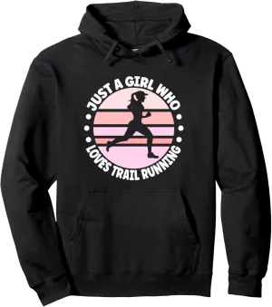 Trail Running Apparel Funny Trail Runner for Women Pullover Hoodie