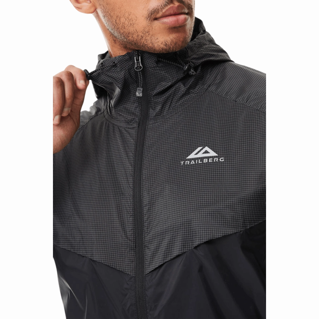 Trailberg Rapid Grid 2.0 Windbreaker Men Modern Tailoring
