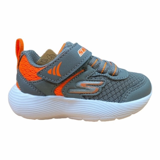 Thermo Regulating Materials Social Sharing Skechers scarpa da gionnastica da bambino Dyna-Lite Relter 407237N/CCOR grigio arancione
