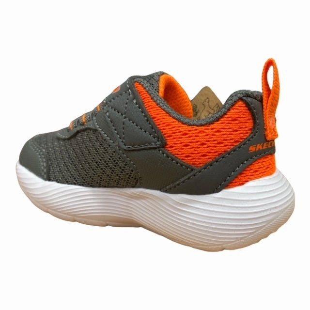 Lateral Stability Enhancement Skechers scarpa da gionnastica da bambino Dyna-Lite Relter 407237N/CCOR grigio arancione