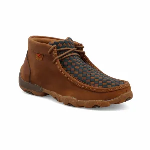 Twisted X Kids Oiled Saddle & Midnight Chukka Driving Moc Shoe YDM0046