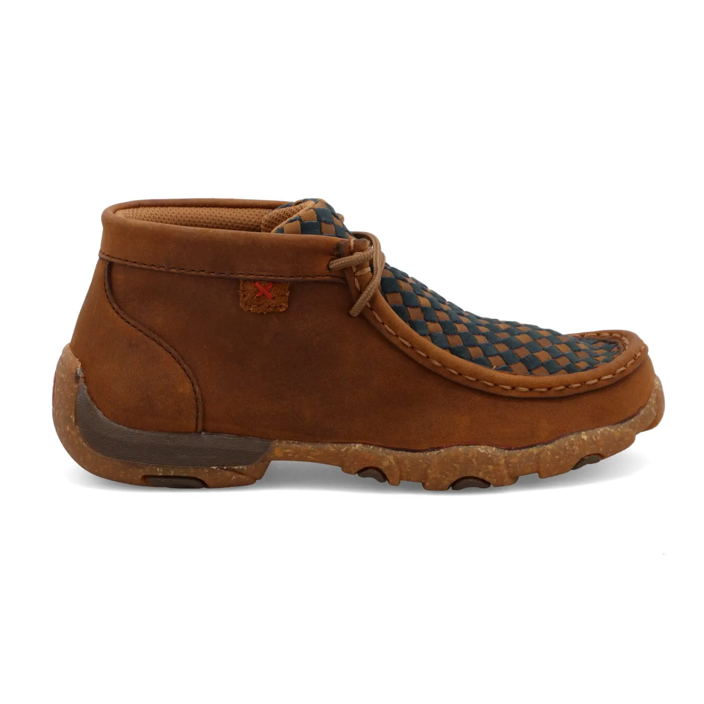 Twisted X Kids Oiled Saddle & Midnight Chukka Driving Moc Shoe YDM0046