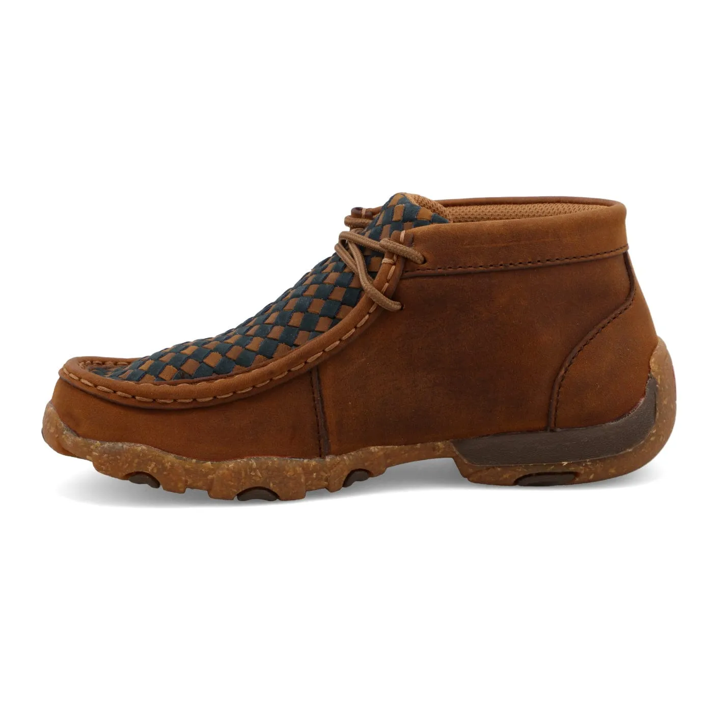 Twisted X Kids Oiled Saddle & Midnight Chukka Driving Moc Shoe YDM0046
