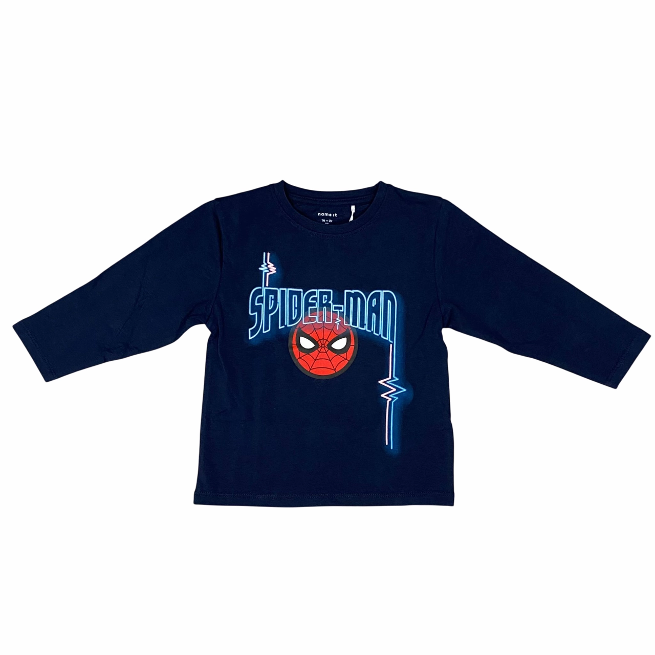 name it maglietta in cotone manica lunga da bambino Jacinto Spider 13238420 blu Versatile Outfit Christmas