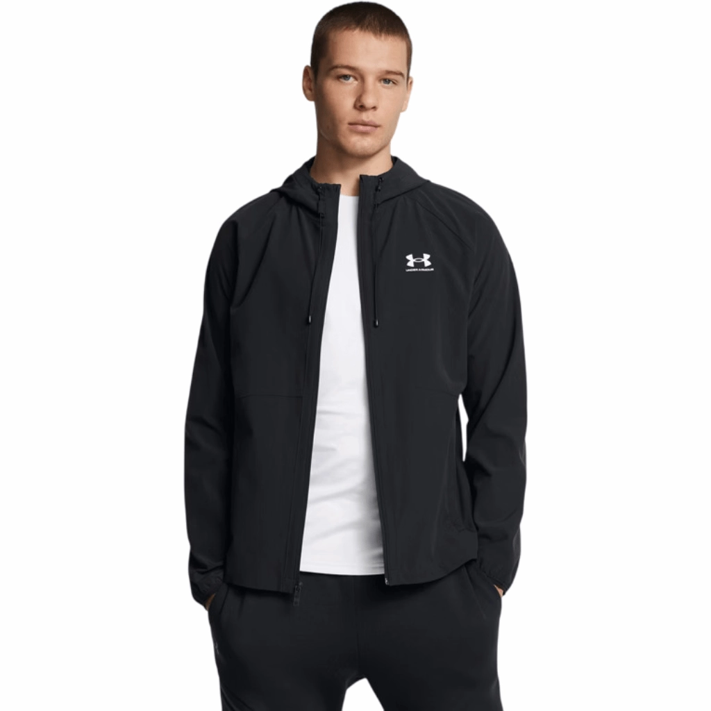 Under Armour Stretch Woven Windbreaker Men self - treat