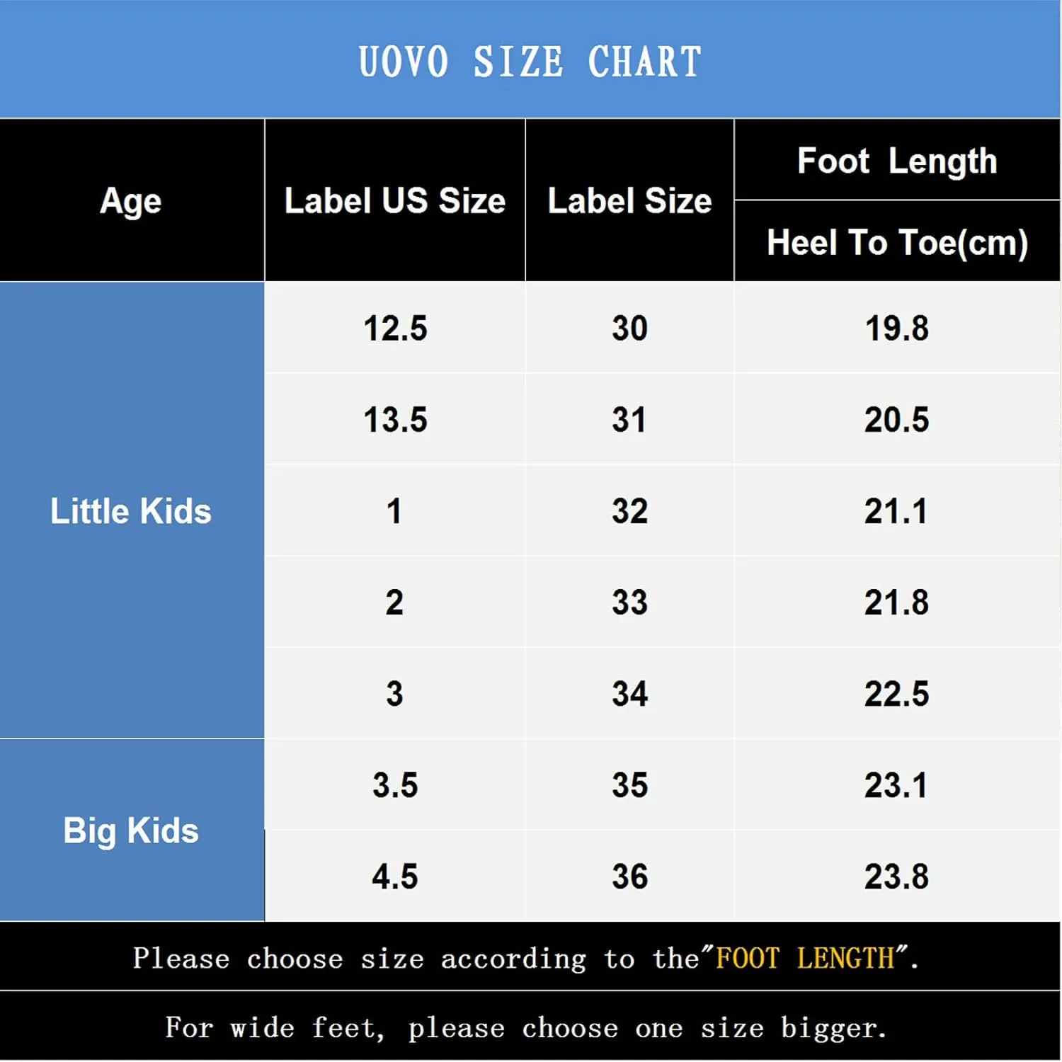 UOVO Boys Snow Boots Winter Waterproof Slip Resistant Fur Lined Outdoor Shoes(Little Kid/Big Kid)
