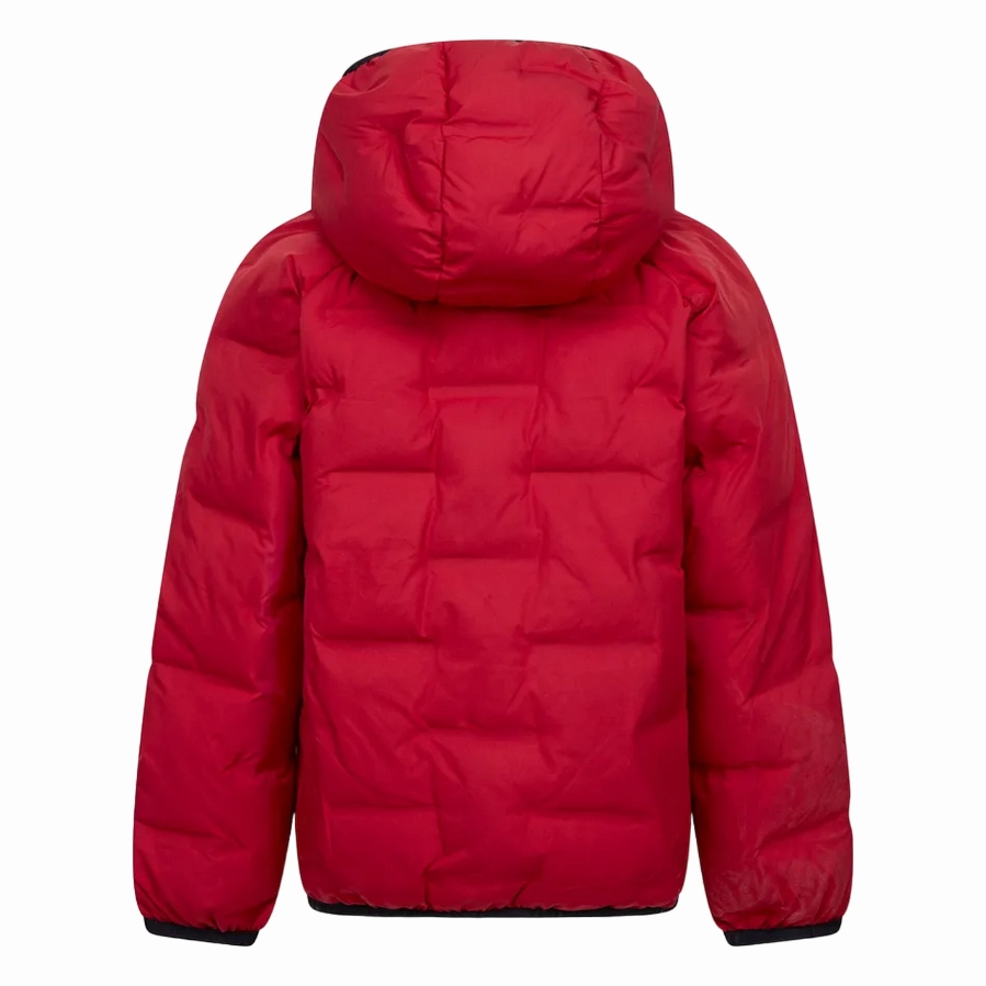 Jordan giubbotto con cappuccio da ragazzi Welded Puffer 95D194-R78 rosso Fitted TailoredSilhouette
