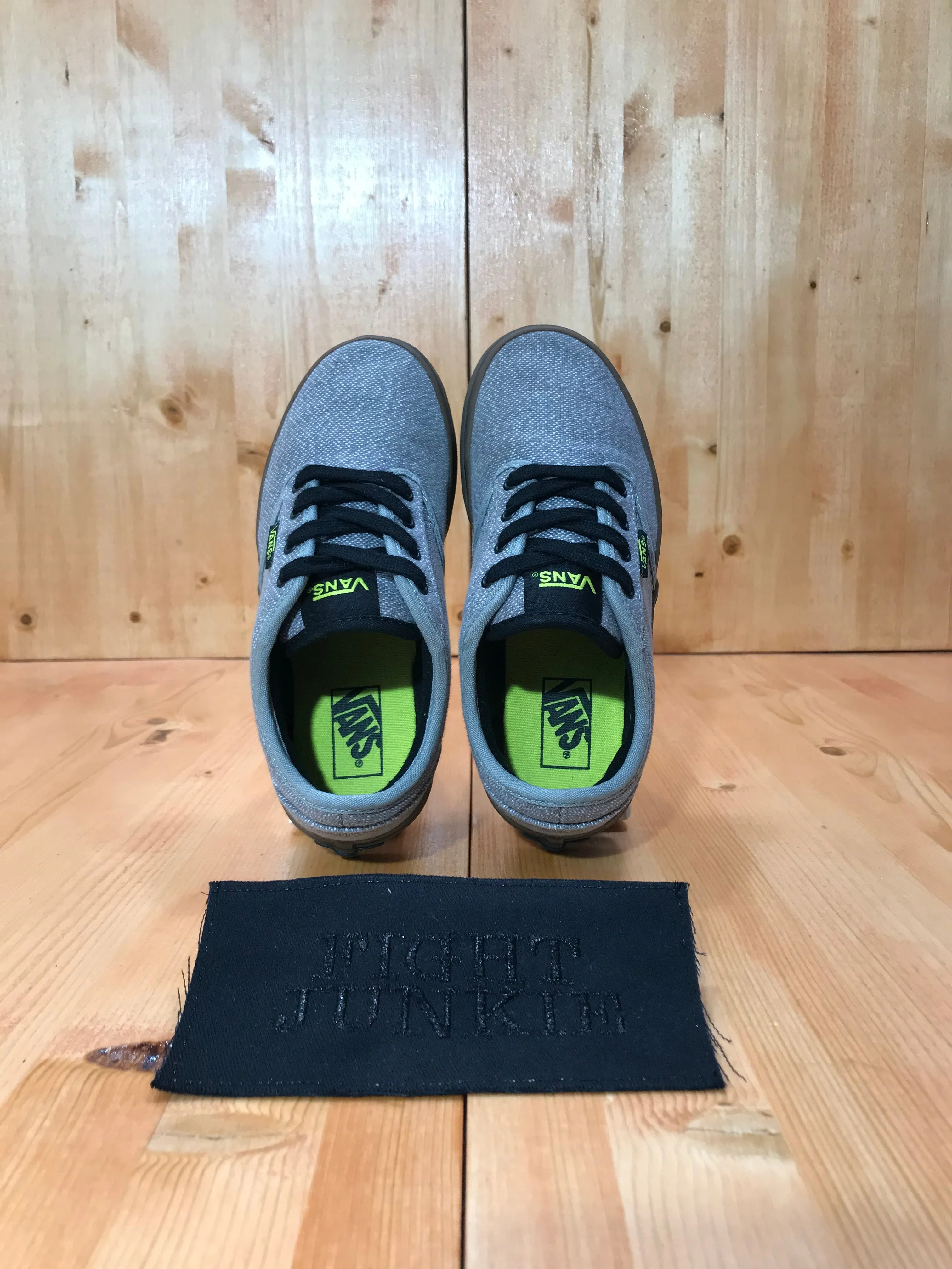 VANS ATWOOD Youth Size 1.5 Old Skool Canvas Shoes Sneakers Gray