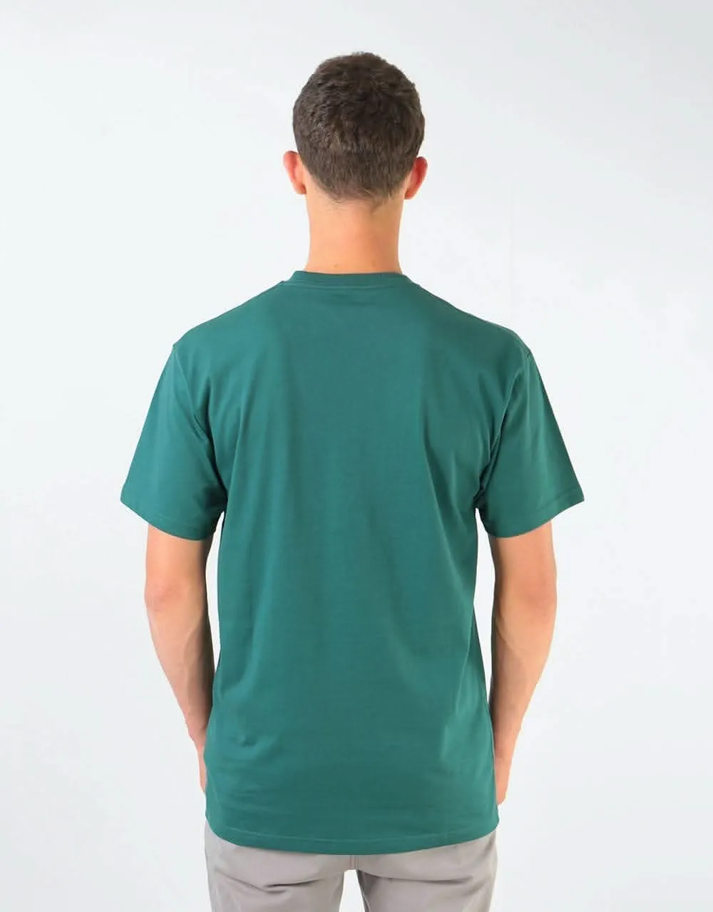 Vans Left Chest Logo T-Shirt - Vans Trekking Green