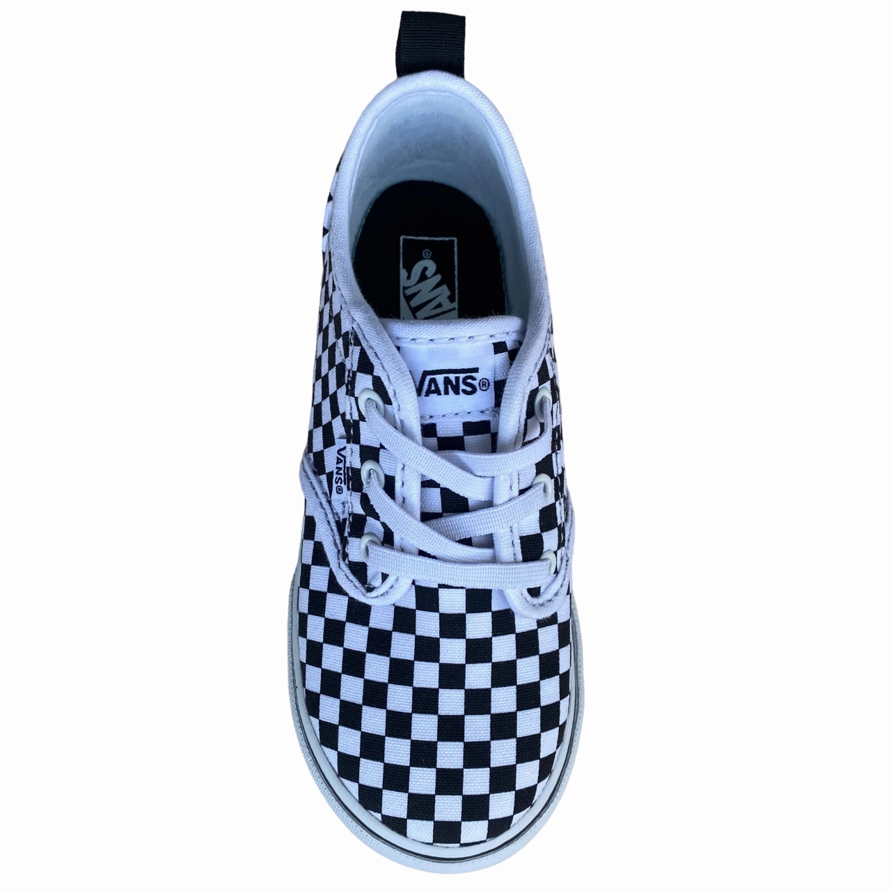 Sustainable Construction Vans Atwood Slip-On Junior Tela VN0A2XSPHRK | Sneakers bianche a scacchi neri