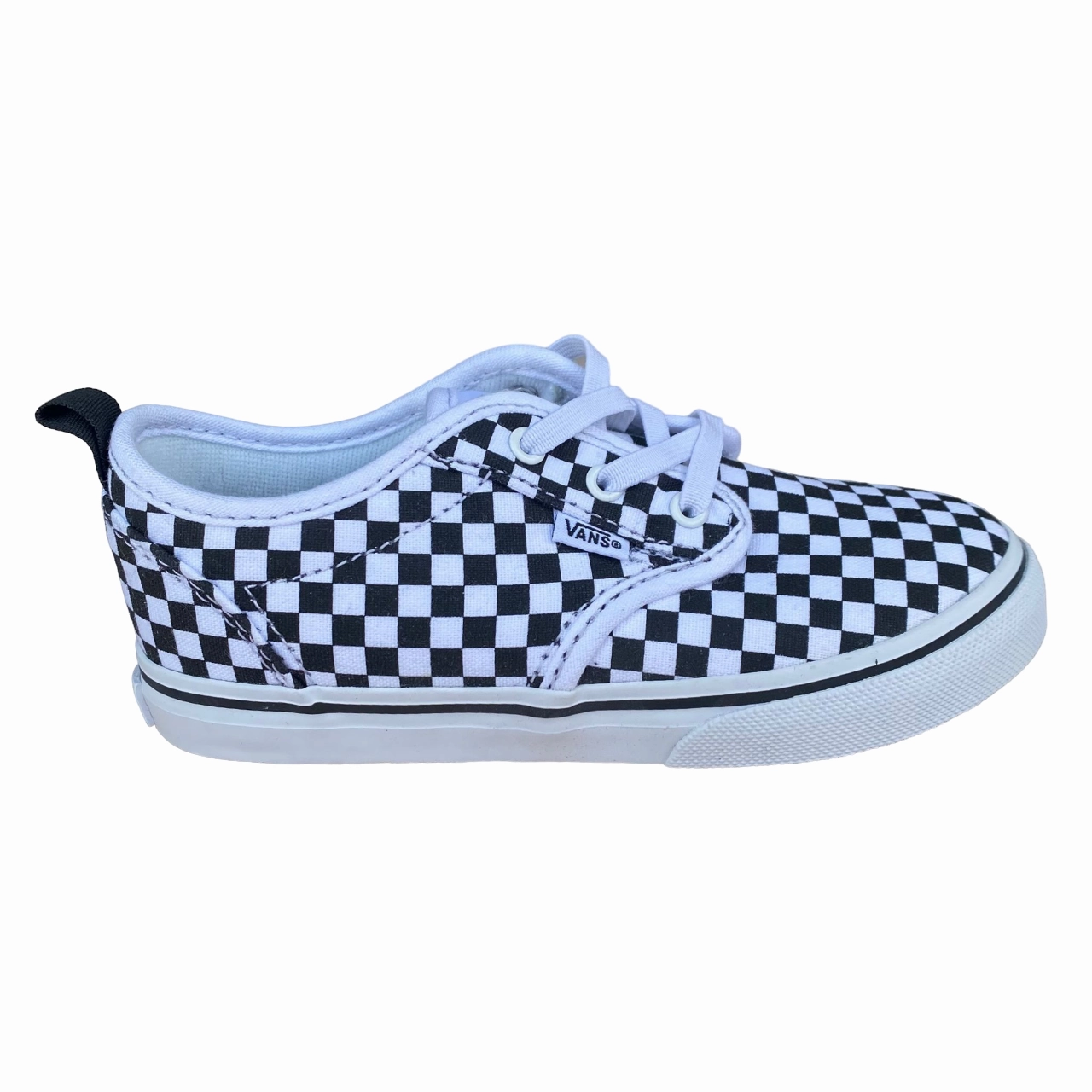 Easy - to - Clean Vans Atwood Slip-On Junior Tela VN0A2XSPHRK | Sneakers bianche a scacchi neri