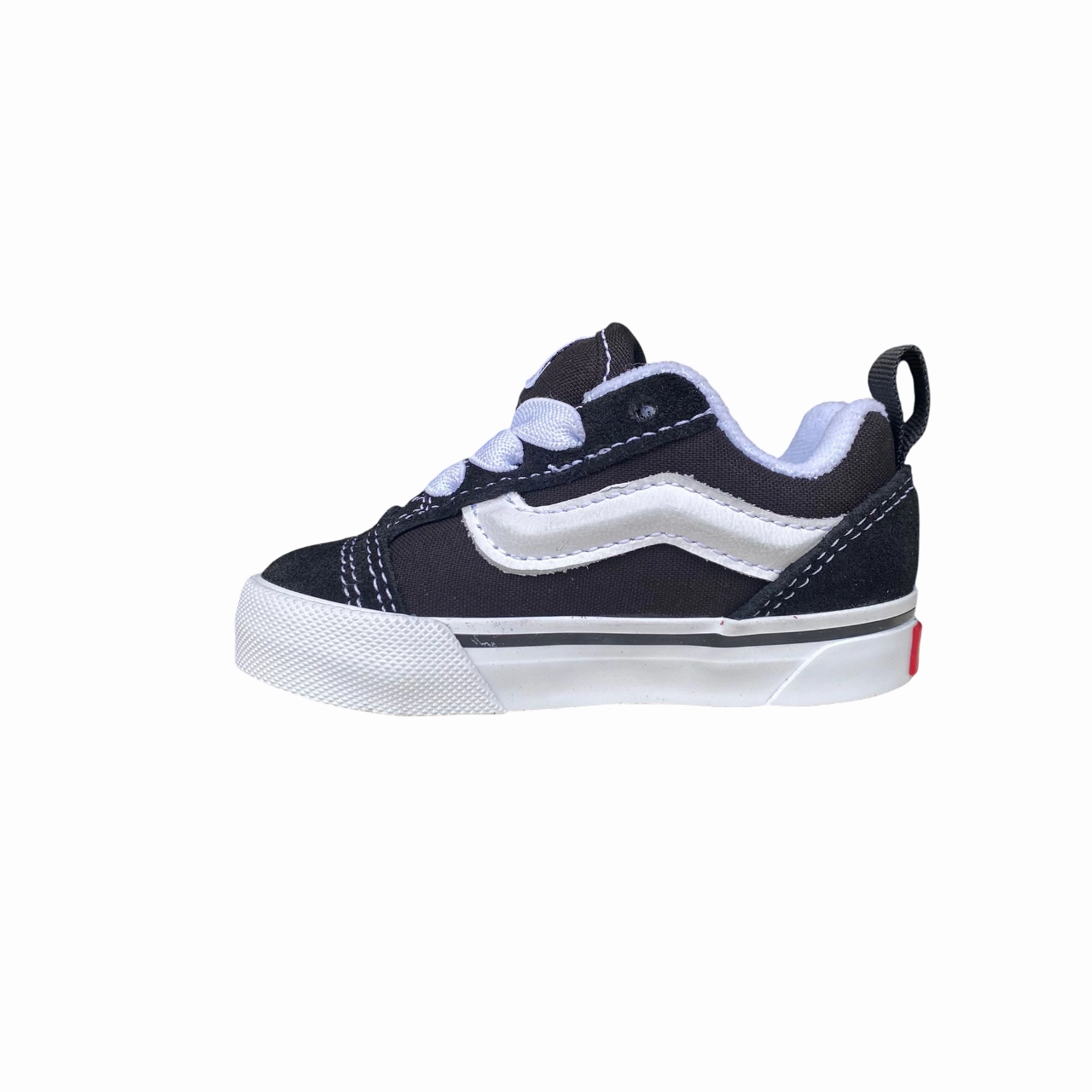 Vans Knu Skool Bambino VN000D0K6BT Nero-Bianco | Laccio Elastico running for a way to stay happy Secure Foam