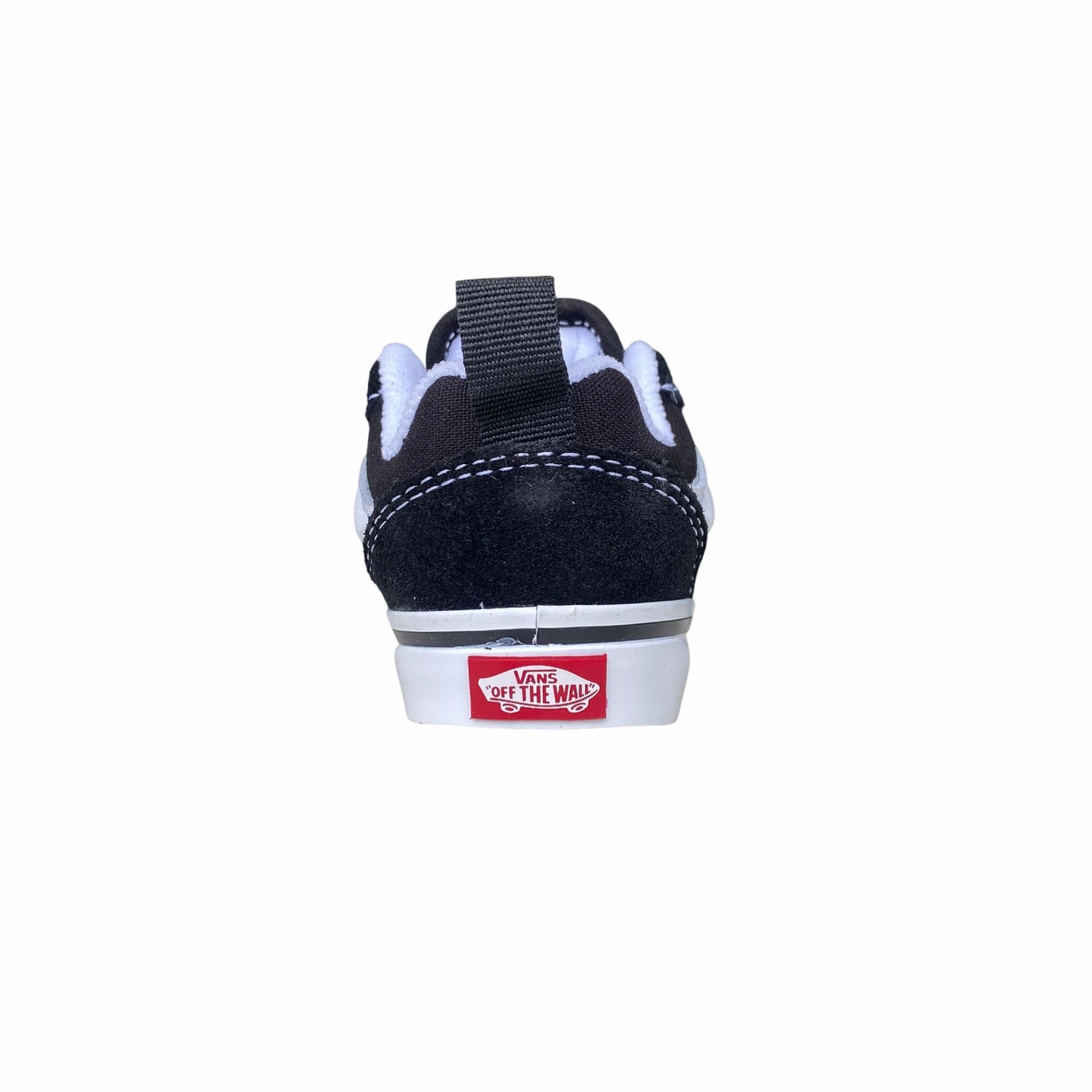 Vans Knu Skool Bambino VN000D0K6BT Nero-Bianco | Laccio Elastico sports footgear