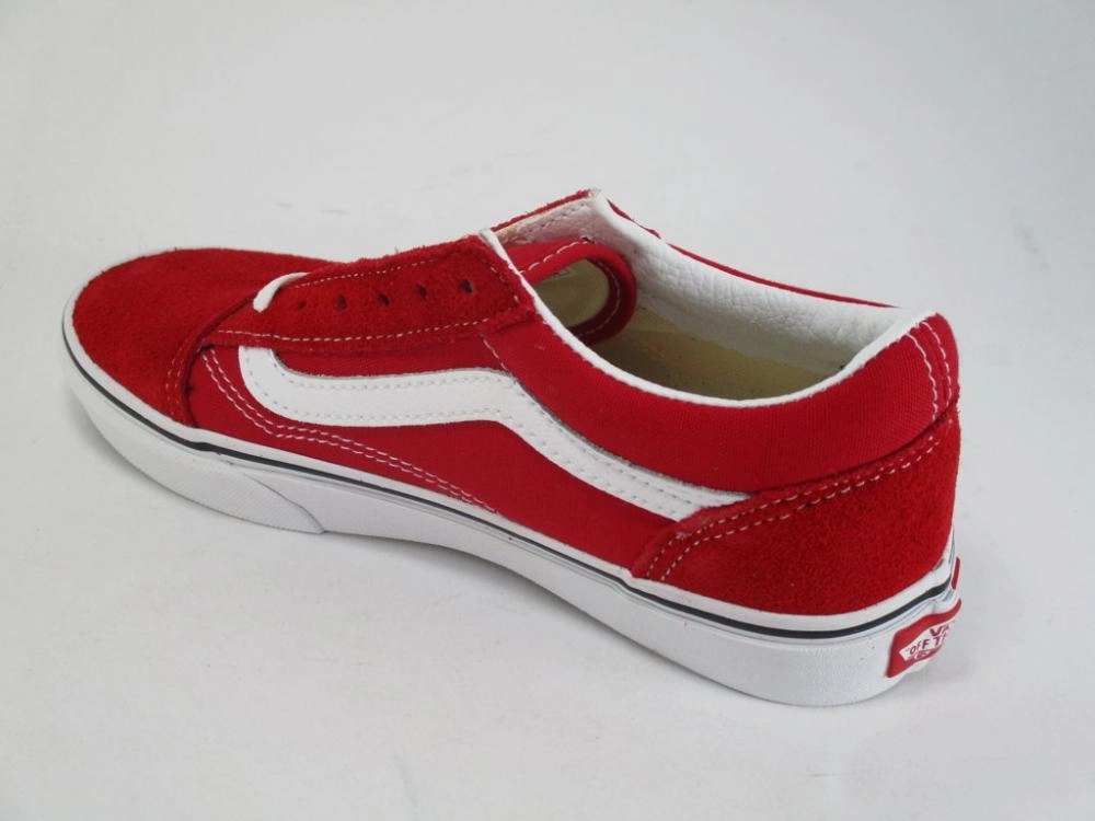 travel - shoes Sustainable Outsole Material Vans scarpa sneakers da bambino Old Skool VN0A4BUUJV61 rosso