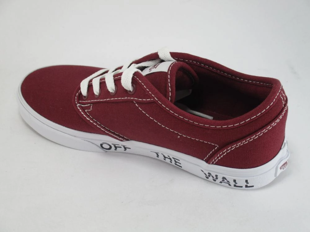 Cushioned Footwear Vans sneakers da ragazzo Atwood VN0003Z9Q1R bordeaux