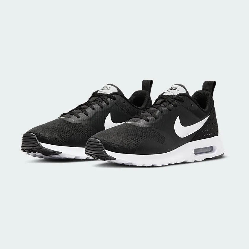 Footbed Contouring Microtextured Grip Surface Nike Air Max Tavas Men's Black Fitness Shoes 705149 009