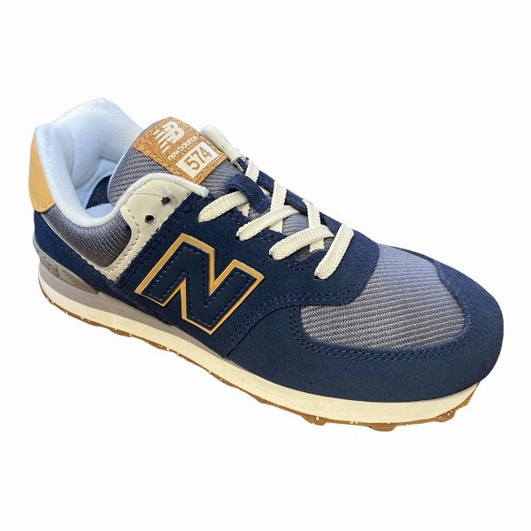 New Balance sneakers da ragazzo GC574AB1 navy-grey Cushioned Flex ice running shoes