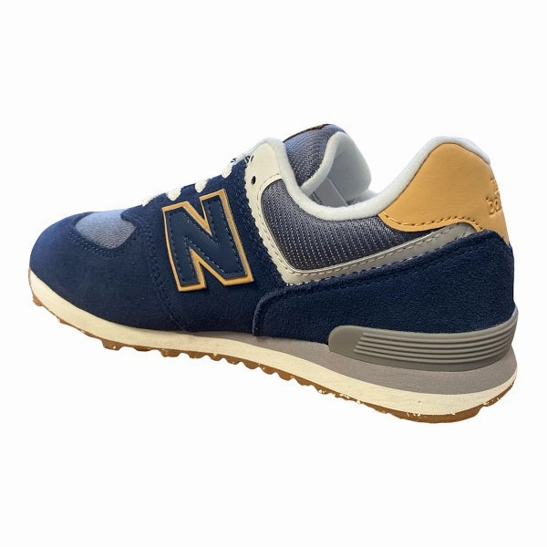 evening running brooch - decorated running shoes New Balance sneakers da ragazzo GC574AB1 navy-grey