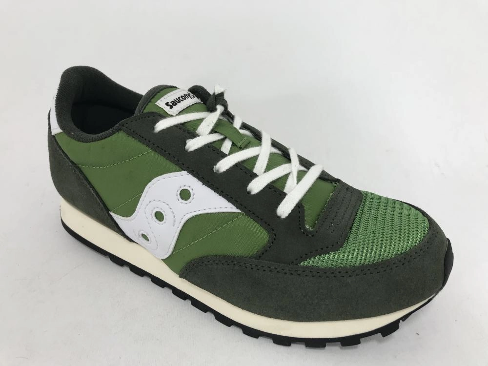 Quick lacing Saucony Originals sneakers da ragazzo S-Jazz O Vintage RS/TTP SK260412Y green