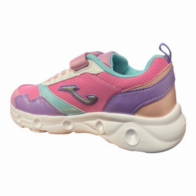 expert shoes Flexible Torsion Grooves Joma scarpa da ginnastica da bambino Star Jr 2213 pink-violet