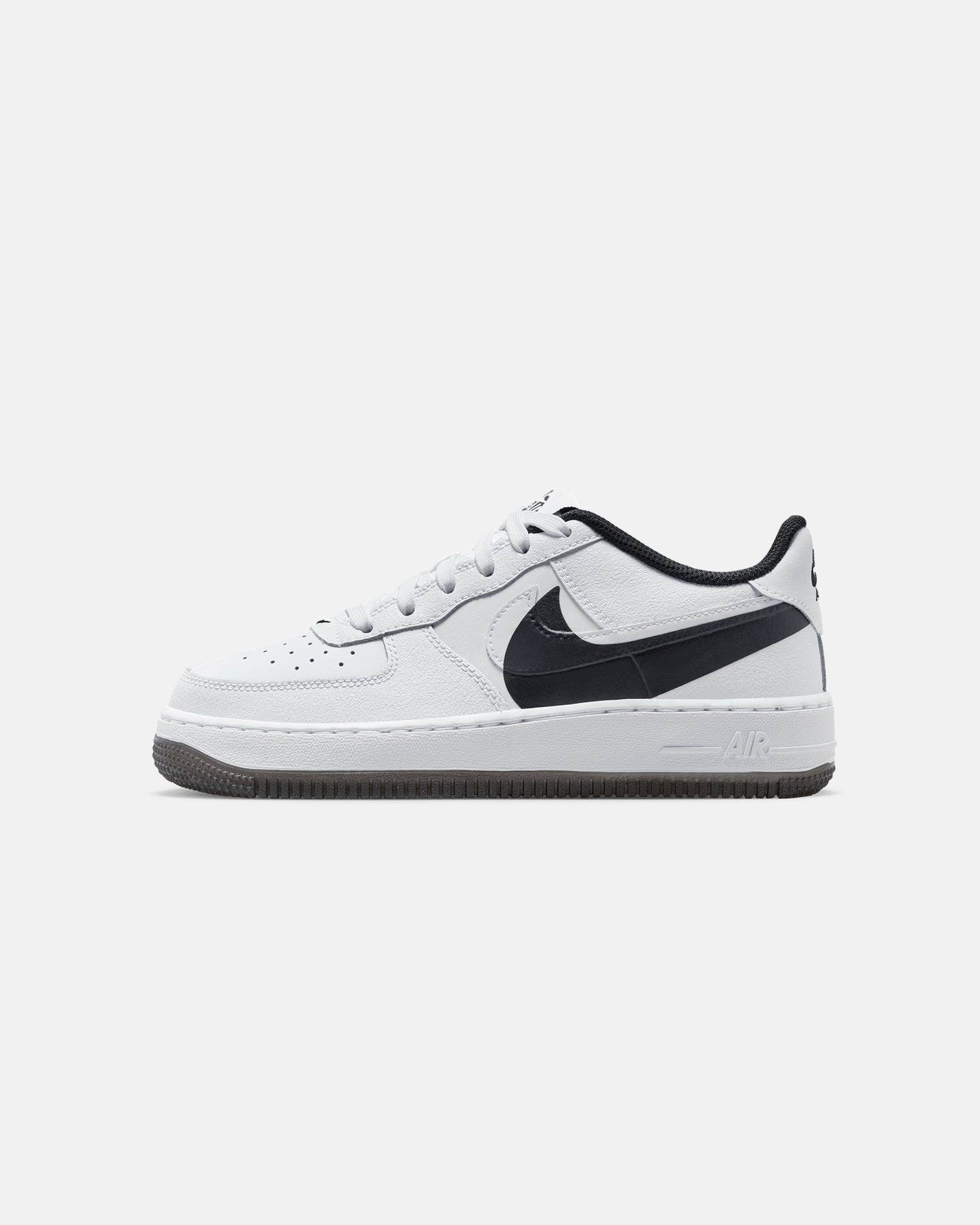 Zonal Flexibility Nike Kids' Air Force 1 LV8 2 (GS) White/White-Black