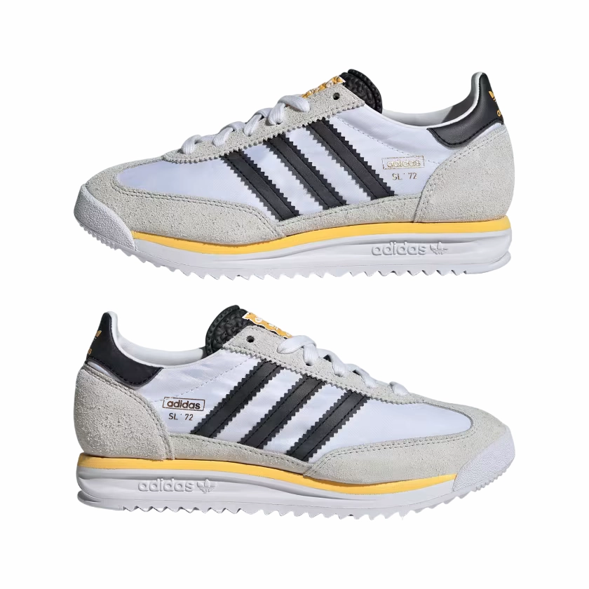 Adidas Originals scarpa sneakers da ragazzi SL 72 RS IH8077 bianco-nero road running shoe alternative Lightweight TPU Insert