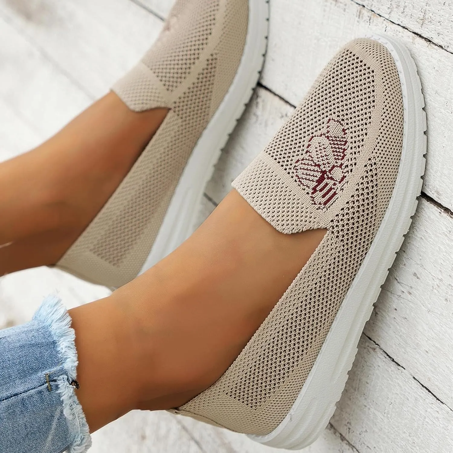 White Running Sneakers for Women 2023 Cute Black Sneakers for Women Comfortable Womens Slip On Shoes Size 8 Wide Womens Black Slip On Sneakers 8.5 Zapatos Especiales para Juanetes De Mujer