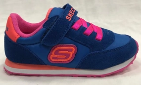 nature - themed running wear Skechers Retro Sneaks scarpa da ginnastica per bambini 82256N BLOR blue orange