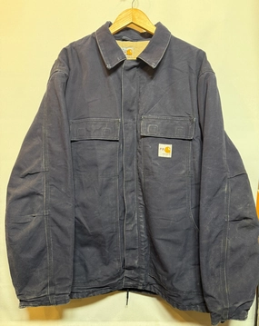 Water Repellent Coating Carhartt Mens Navy Worker Jacket (Size XL)