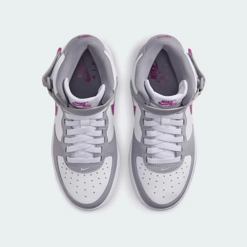 Nike Air Force 1 Mid Easyon Juniors' Grey Trainers FN1193 003 mood enhancement