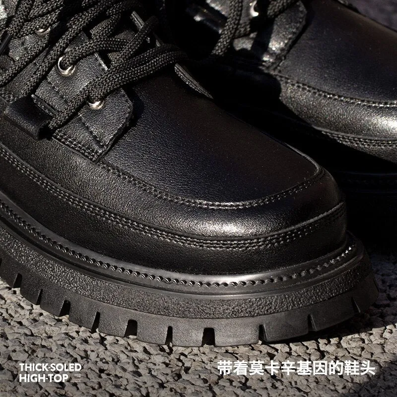 Winter Tactical Leather Boots