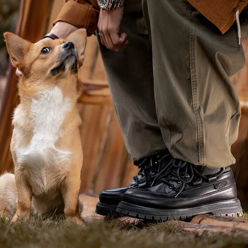 Winter Tactical Leather Boots